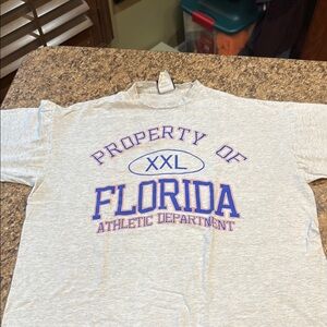 Gray Short Sleeve Florida Tee